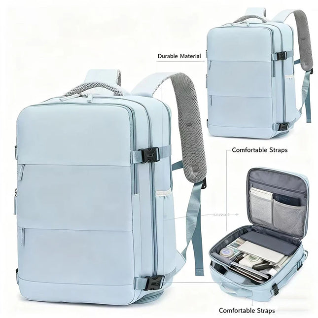 Handgepäck Rucksack Schwarz 40x30x20 cm – Dein Ryanair-Begleiter