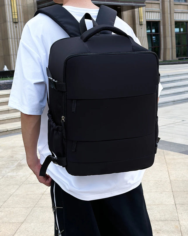 Handgepäck Rucksack Schwarz: Kompakt & praktisch