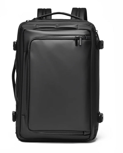 Handgepäck Rucksack in Schwarz für Kurzreisen und den Alltag, mit Laptopfach und Organizer-Fächern