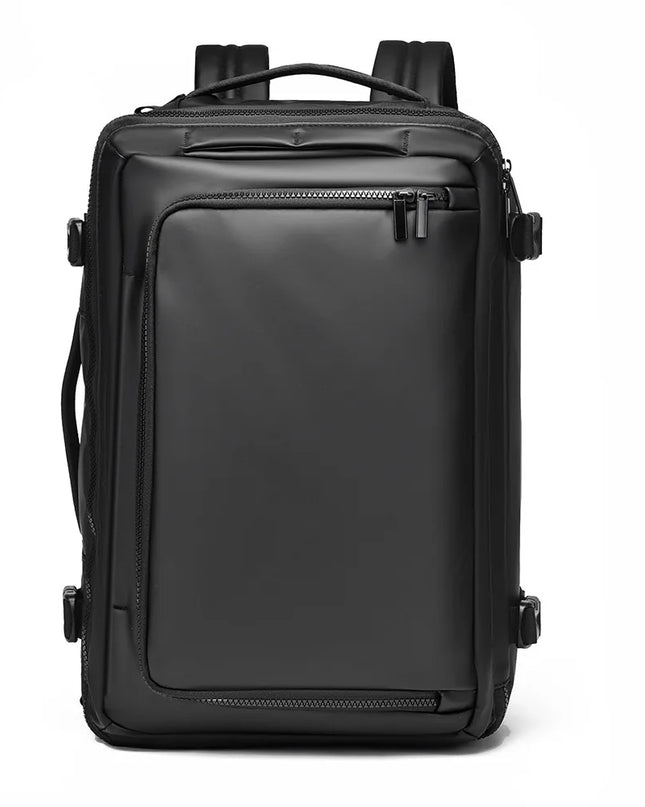 Handgepäck Rucksack in Schwarz für Kurzreisen und den Alltag, mit Laptopfach und Organizer-Fächern