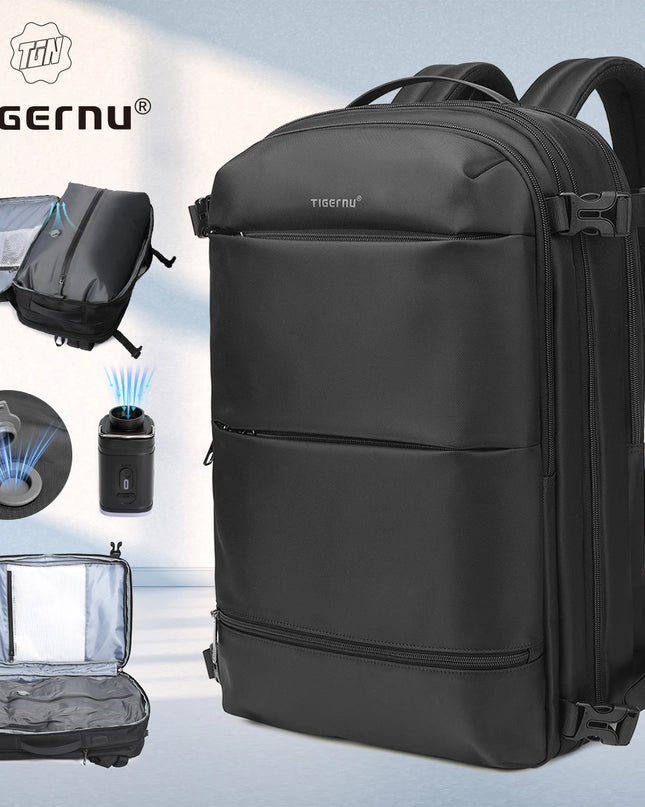 Handgepäck Rucksack Tigernu Blau: 36-55L erweiterbar