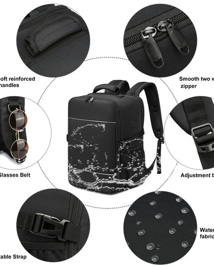 Handgepäck Rucksack 40x20x25 cm – Dein Blauer Reisebegleiter