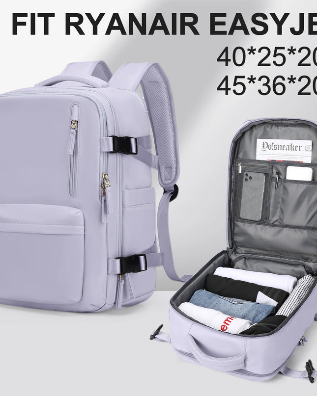 Handgepäck Rucksack Damen Graubraun – Dein Reisebegleiter