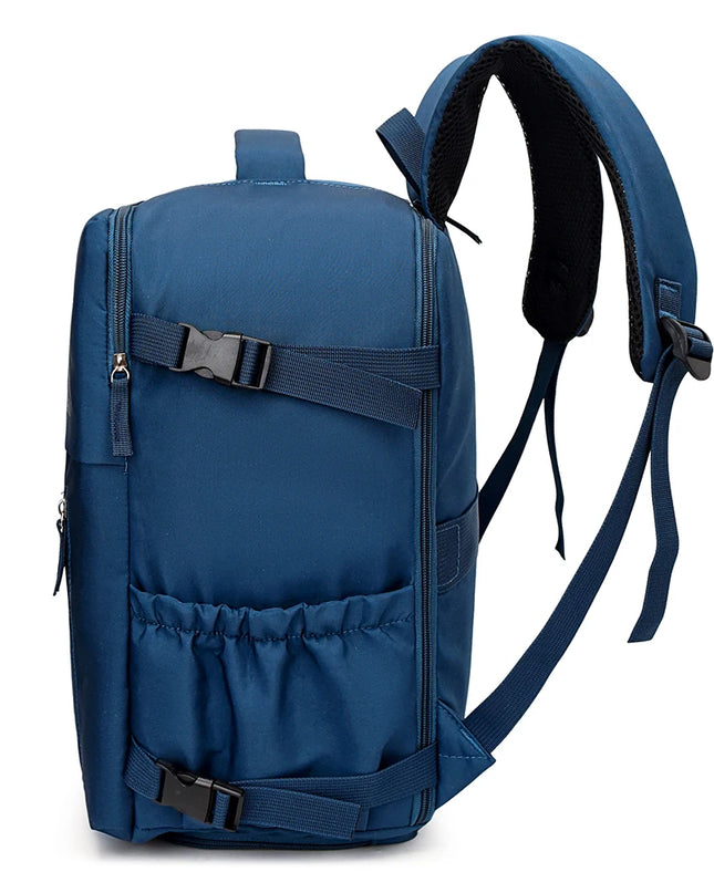 Handgepäck Rucksack Hellblau: 40x30x20cm für deine Reise