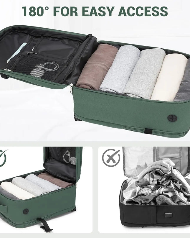 Pinker Handgepäck Rucksack 24L – Ideal für Eurowings