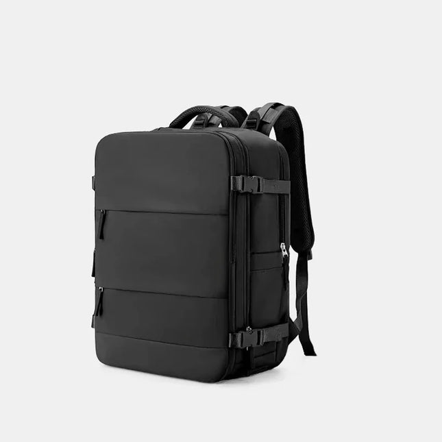 Handgepäck Rucksack Schwarz für Flugreisen, mit viel Stauraum und praktischen Fächern