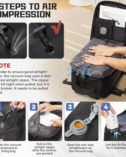 Handgepäck Rucksack Schwarz: Dein Nylon Reisebegleiter