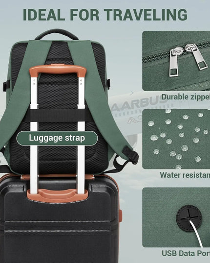 Lila Handgepäck Rucksack 24L – Perfekt für Eurowings