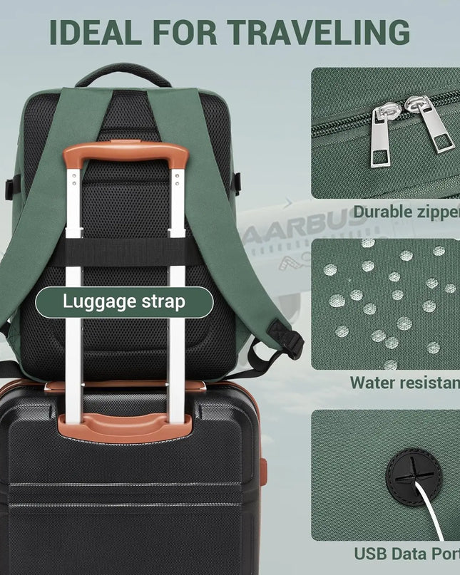 Pinker Handgepäck Rucksack 24L – Ideal für Eurowings