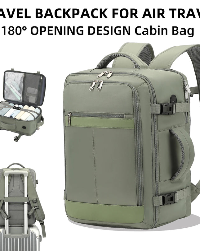Handgepäck Rucksack 24L – Dein olivgrüner Begleiter