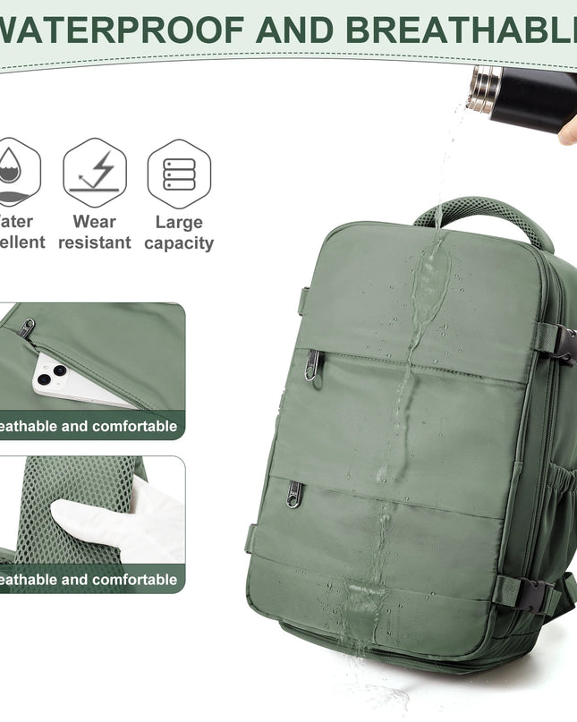 Handgepäck Rucksack 20-35L – Dein Graubrauner Reise-Begleiter