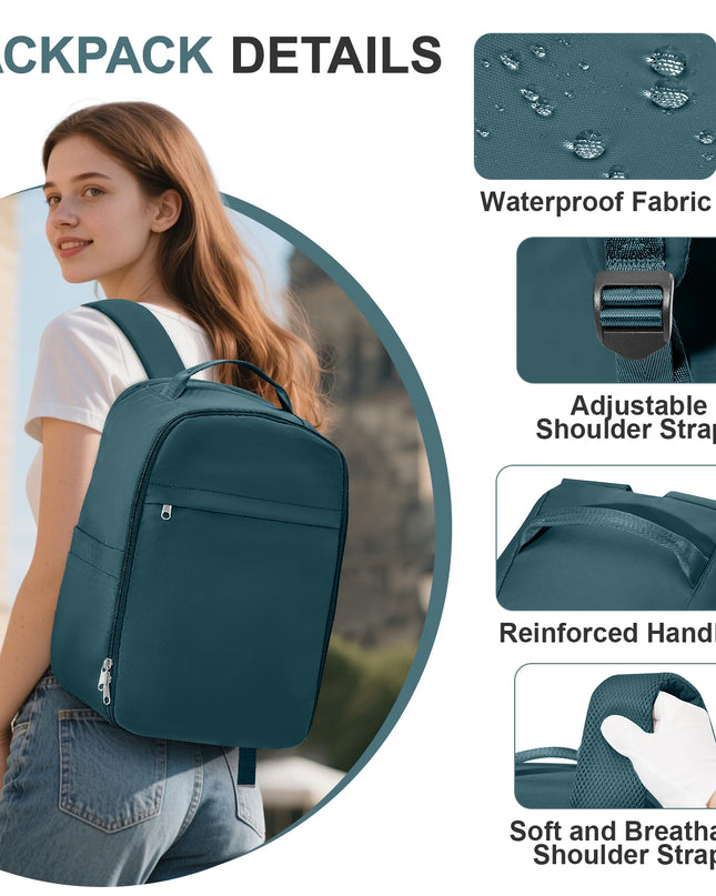 Schwarz: Dein Handgepäck Rucksack für Ryanair 20-35L
