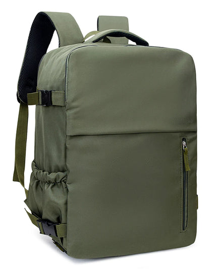 Olivgrüner Handgepäck Rucksack 40x30x20cm für Reisen und Fluggesellschaften wie Ryanair und EasyJet