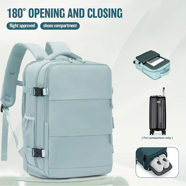 Handgepäck Rucksack Hellgrau 40x30x20 cm – Dein Ryanair-Begleiter