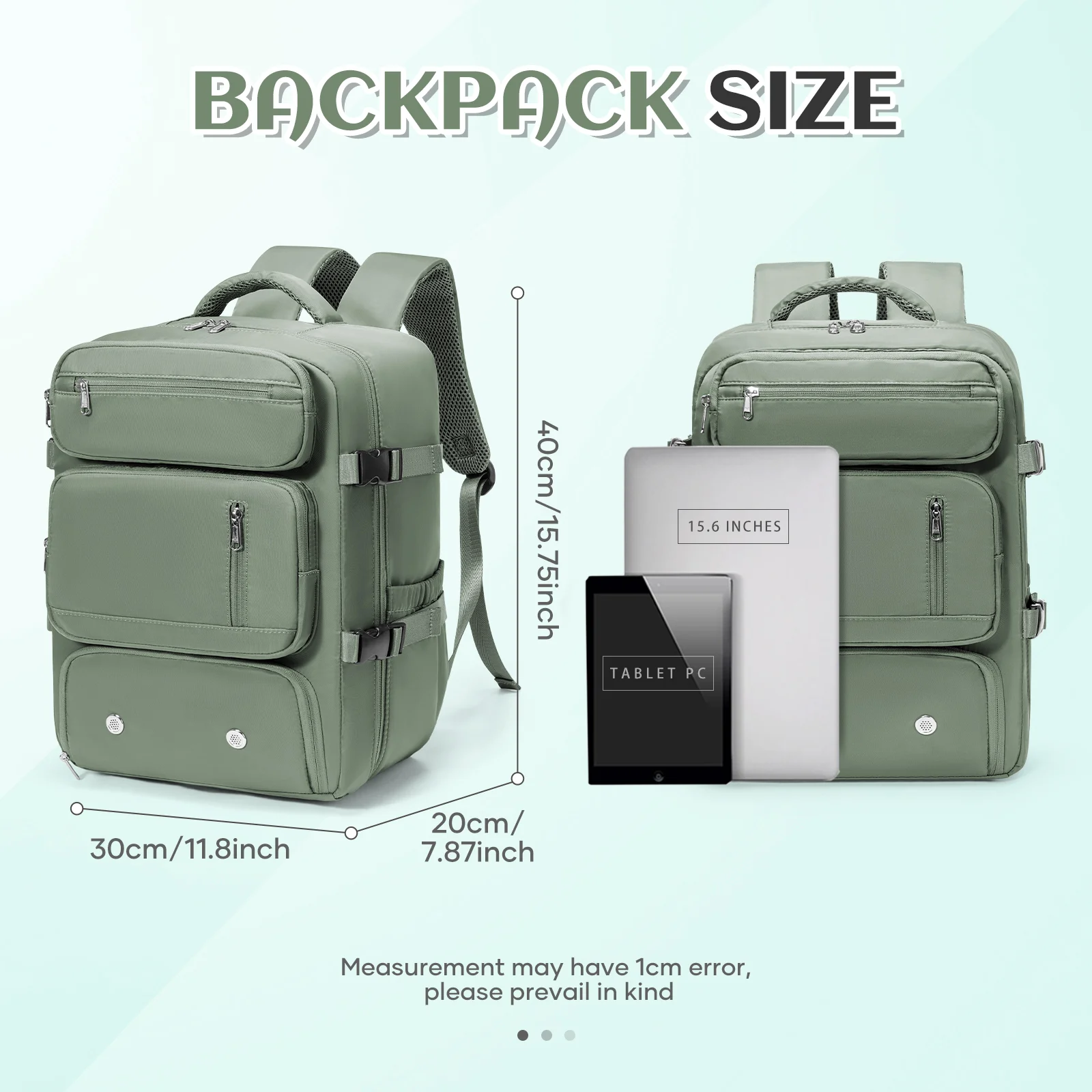 Detailansicht des Handgepäck-Rucksacks, Bild 4