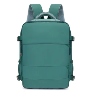 Grüner Handgepäck Rucksack 40x30x20 für Reisen und Fluggepäck