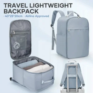 Blauer Handgepäck Rucksack für Ryanair, 20-35L Volumen, ideal als Reisebegleiter