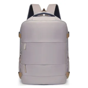 Grauer Handgepäck Rucksack für Reisen und Kurztrips, ideal für Fluggesellschaften wie Ryanair