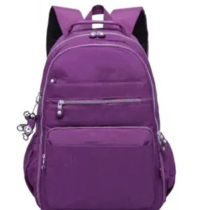 Lila Handgepäck Rucksack 40x20x25 für Damen und Herren, Laptopfach, Reißverschlussfach, weicher Tragegriff