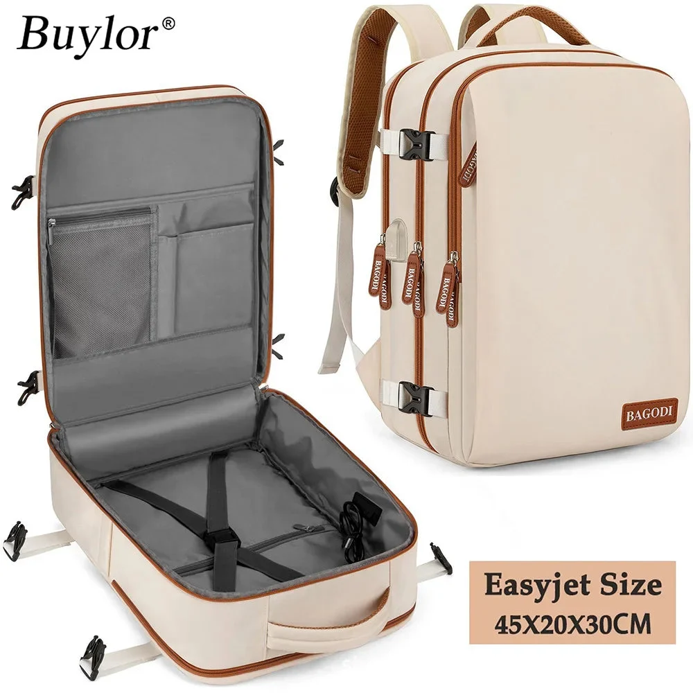 Blauer Handgepäck Rucksack 45x20x30 cm für EasyJet – Bild 2